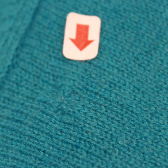 Macy's Charter Club 2-Ply 100% Cashmere Blue Pullover Sweater Petite Medium - Picture 6 of 10